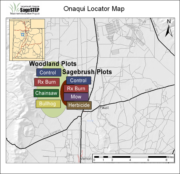 Onaqui site map